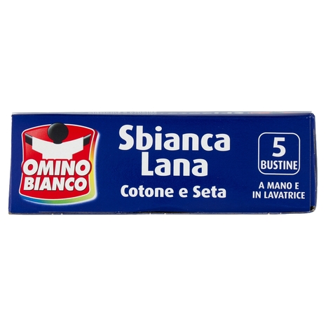 Omino Bianco Sbianca Lana Cotone e Seta 5 x 20 g